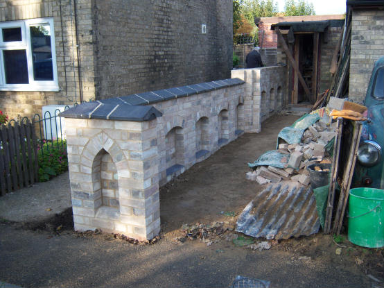 Pic of Woolpit White wall with arches fv